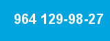 964 129-98-27 964 129-98-27